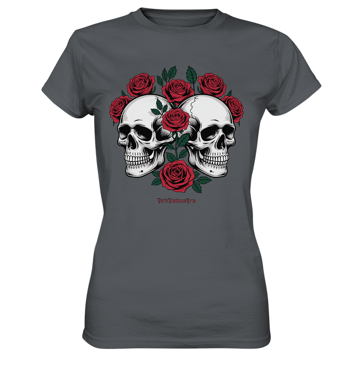 Skulls & Roses – Zwischen Leben, Tod & dunkler Eleganz - Ladies Premium Shirt | Lady - Shirts | Dark Shadows Arts