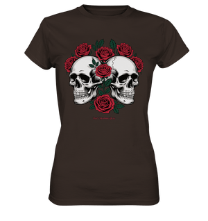 Skulls & Roses – Zwischen Leben, Tod & dunkler Eleganz - Ladies Premium Shirt | Lady - Shirts | Dark Shadows Arts