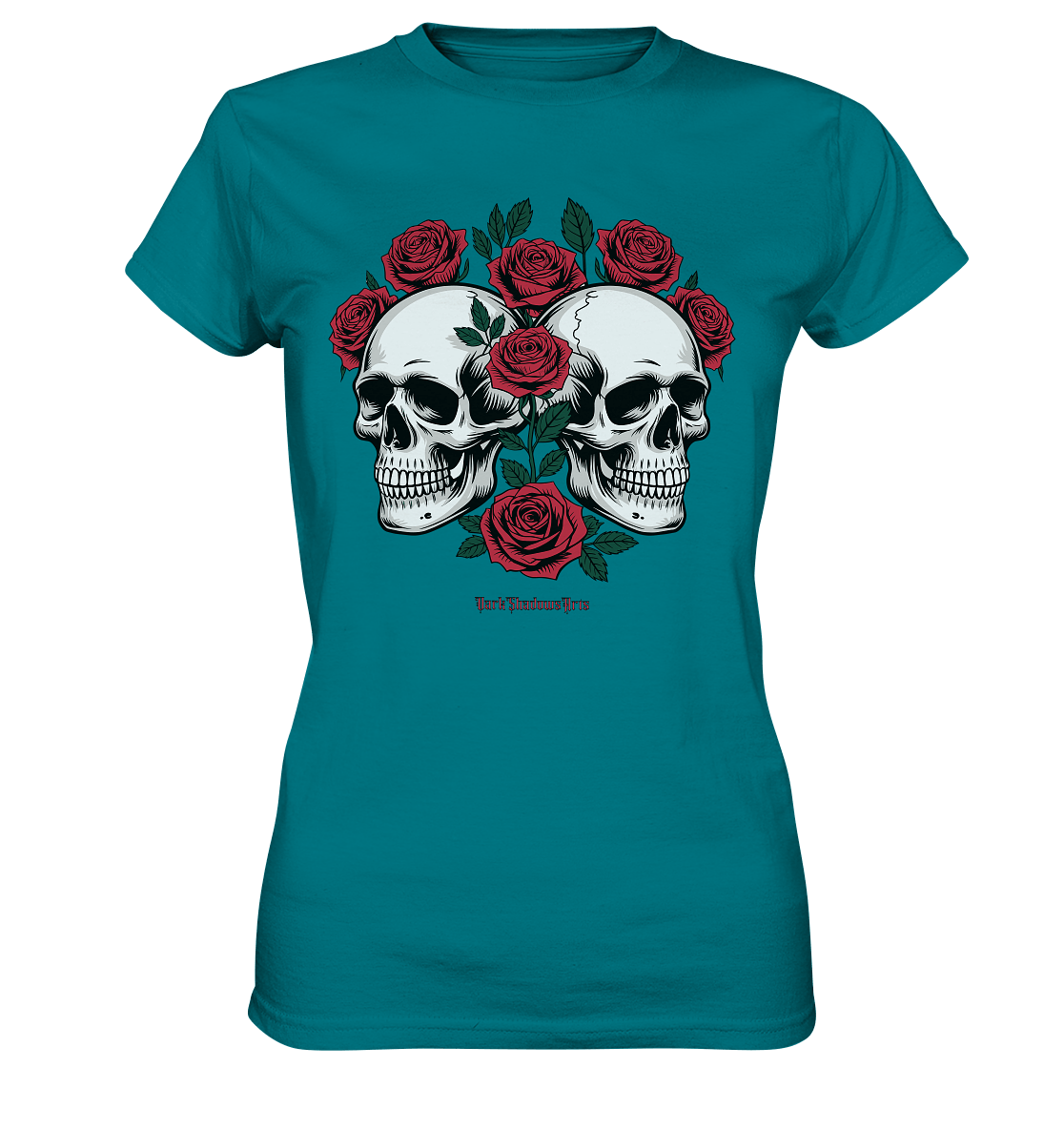 Skulls & Roses – Zwischen Leben, Tod & dunkler Eleganz - Ladies Premium Shirt | Lady - Shirts | Dark Shadows Arts