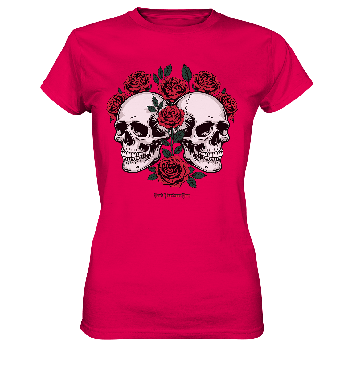 Skulls & Roses – Zwischen Leben, Tod & dunkler Eleganz - Ladies Premium Shirt | Lady - Shirts | Dark Shadows Arts