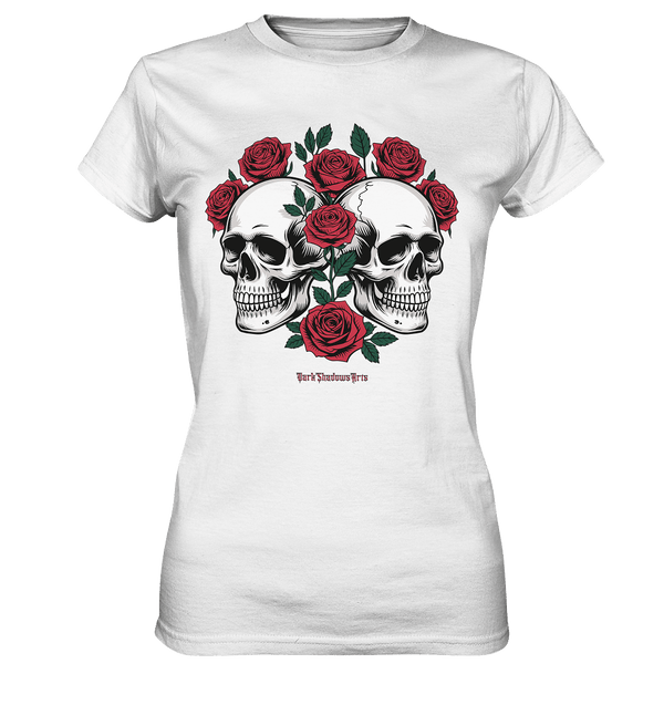 Skulls & Roses – Zwischen Leben, Tod & dunkler Eleganz - Ladies Premium Shirt | Lady - Shirts | Dark Shadows Arts