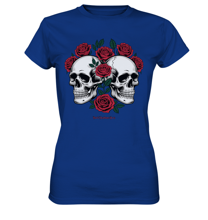 Skulls & Roses – Zwischen Leben, Tod & dunkler Eleganz - Ladies Premium Shirt | Lady - Shirts | Dark Shadows Arts