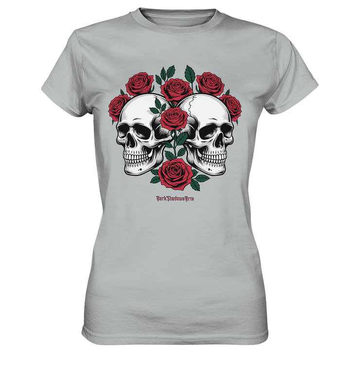 Skulls & Roses – Zwischen Leben, Tod & dunkler Eleganz - Ladies Premium Shirt | Lady - Shirts | Dark Shadows Arts