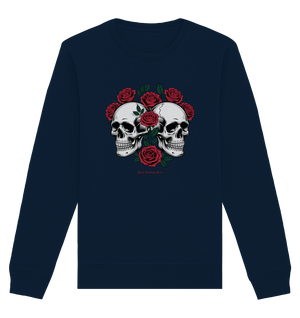 Skulls & Roses – Zwischen Leben, Tod & dunkler Eleganz - Organic Basic Unisex Sweatshirt | Sweatshirts | Dark Shadows Arts
