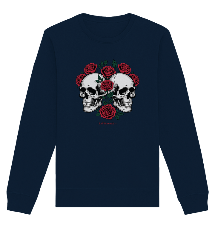Skulls & Roses – Zwischen Leben, Tod & dunkler Eleganz - Organic Basic Unisex Sweatshirt | Sweatshirts | Dark Shadows Arts