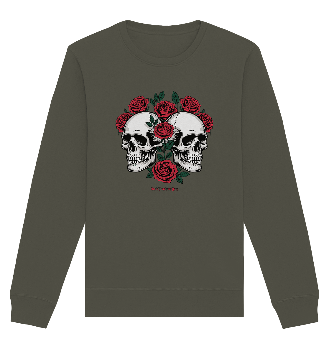 Skulls & Roses – Zwischen Leben, Tod & dunkler Eleganz - Organic Basic Unisex Sweatshirt | Sweatshirts | Dark Shadows Arts