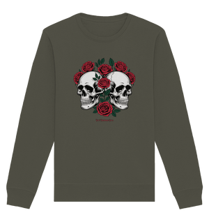 Skulls & Roses – Zwischen Leben, Tod & dunkler Eleganz - Organic Basic Unisex Sweatshirt | Sweatshirts | Dark Shadows Arts
