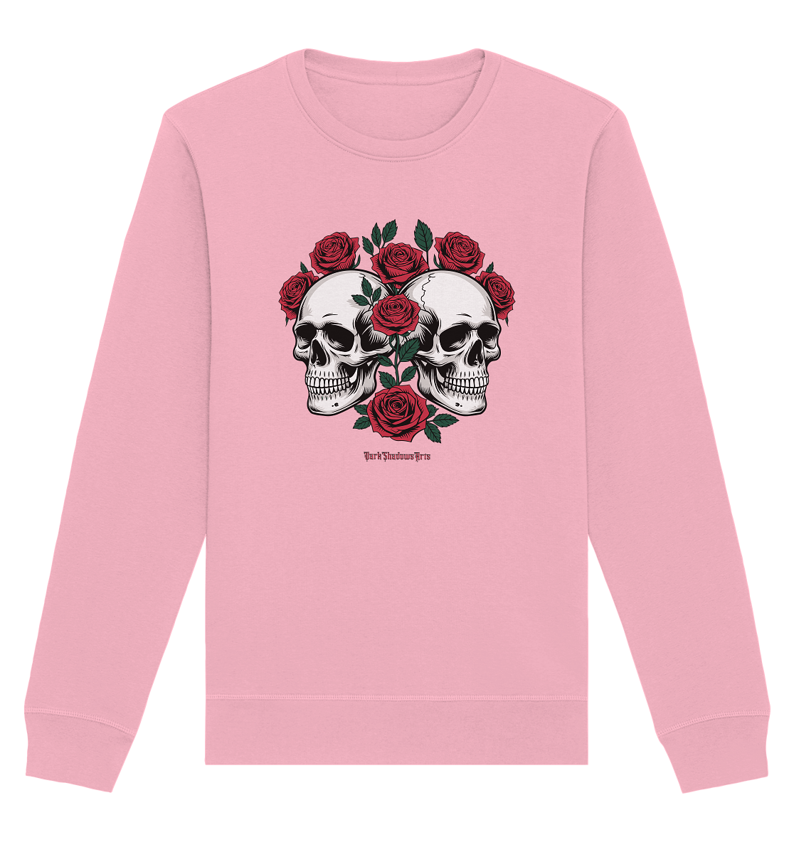 Skulls & Roses – Zwischen Leben, Tod & dunkler Eleganz - Organic Basic Unisex Sweatshirt | Sweatshirts | Dark Shadows Arts