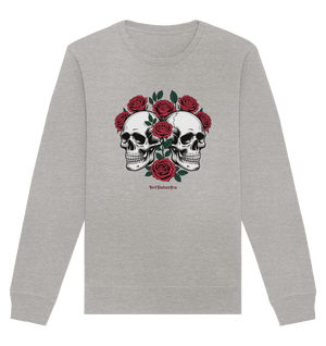 Skulls & Roses – Zwischen Leben, Tod & dunkler Eleganz - Organic Basic Unisex Sweatshirt | Sweatshirts | Dark Shadows Arts