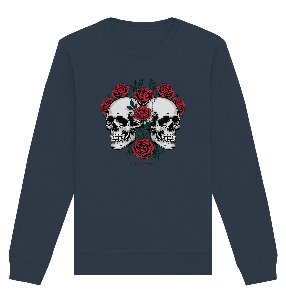 Skulls & Roses – Zwischen Leben, Tod & dunkler Eleganz - Organic Basic Unisex Sweatshirt | Sweatshirts | Dark Shadows Arts