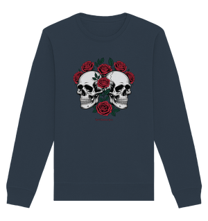 Skulls & Roses – Zwischen Leben, Tod & dunkler Eleganz - Organic Basic Unisex Sweatshirt | Sweatshirts | Dark Shadows Arts