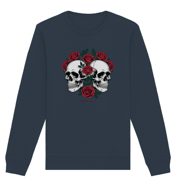 Skulls & Roses – Zwischen Leben, Tod & dunkler Eleganz - Organic Basic Unisex Sweatshirt | Sweatshirts | Dark Shadows Arts