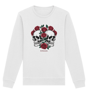 Skulls & Roses – Zwischen Leben, Tod & dunkler Eleganz - Organic Basic Unisex Sweatshirt | Sweatshirts | Dark Shadows Arts