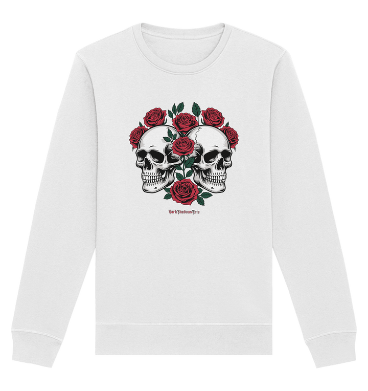 Skulls & Roses – Zwischen Leben, Tod & dunkler Eleganz - Organic Basic Unisex Sweatshirt | Sweatshirts | Dark Shadows Arts