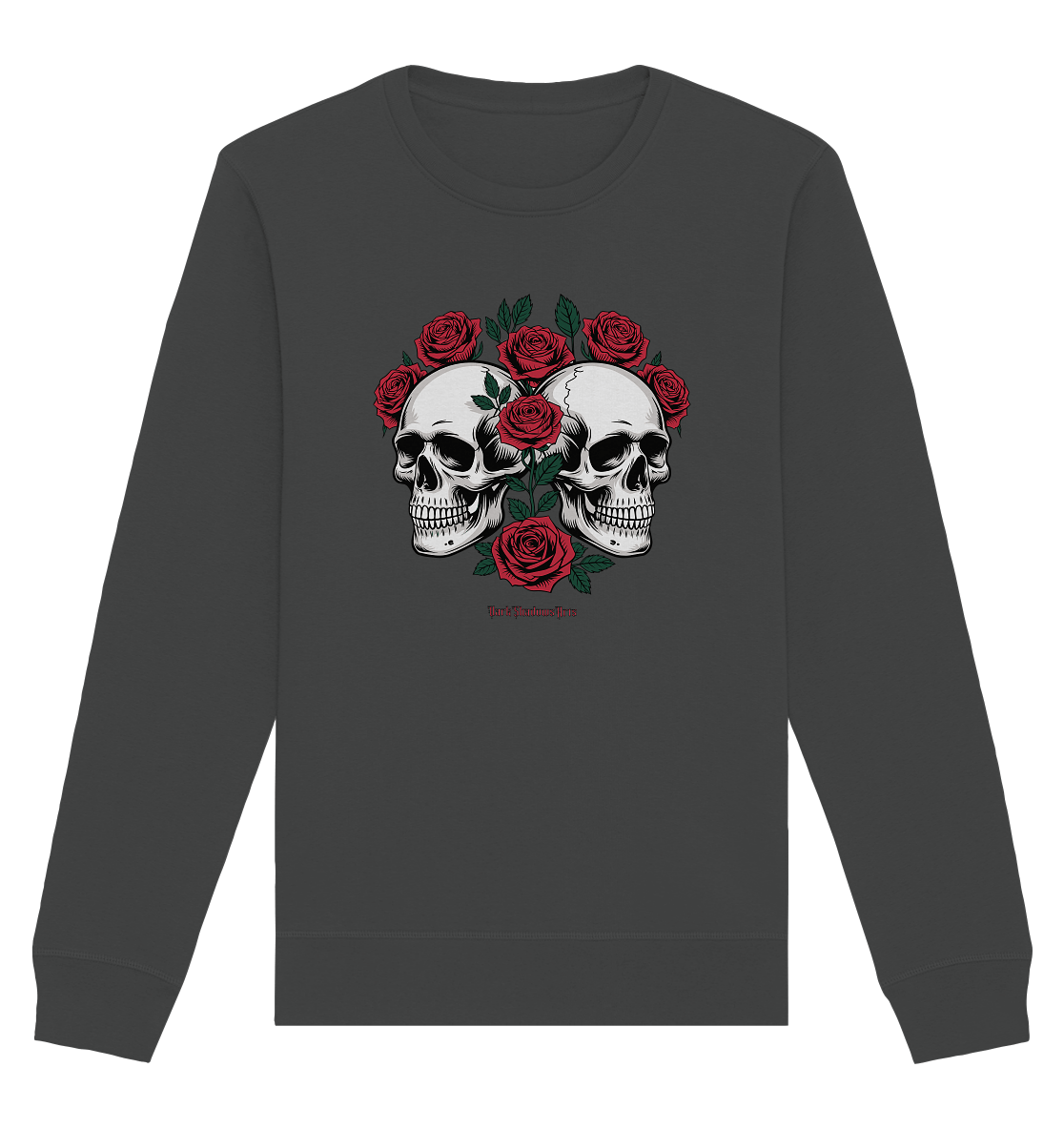 Skulls & Roses – Zwischen Leben, Tod & dunkler Eleganz - Organic Basic Unisex Sweatshirt | Sweatshirts | Dark Shadows Arts