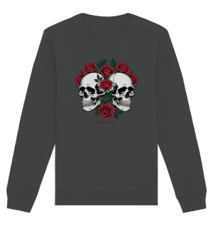 Skulls & Roses – Zwischen Leben, Tod & dunkler Eleganz - Organic Basic Unisex Sweatshirt | Sweatshirts | Dark Shadows Arts