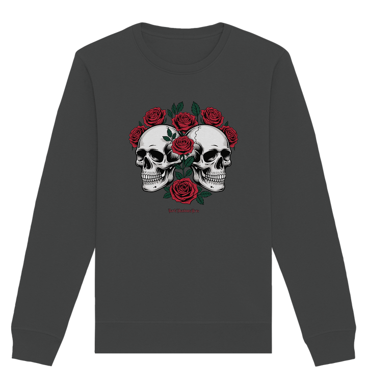 Skulls & Roses – Zwischen Leben, Tod & dunkler Eleganz - Organic Basic Unisex Sweatshirt | Sweatshirts | Dark Shadows Arts