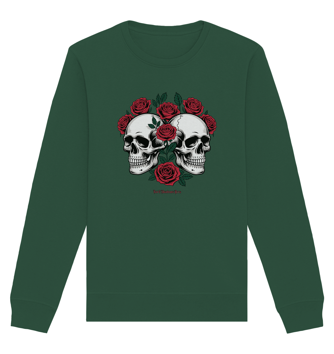 Skulls & Roses – Zwischen Leben, Tod & dunkler Eleganz - Organic Basic Unisex Sweatshirt | Sweatshirts | Dark Shadows Arts