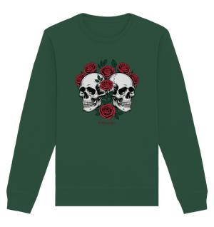 Skulls & Roses – Zwischen Leben, Tod & dunkler Eleganz - Organic Basic Unisex Sweatshirt | Sweatshirts | Dark Shadows Arts