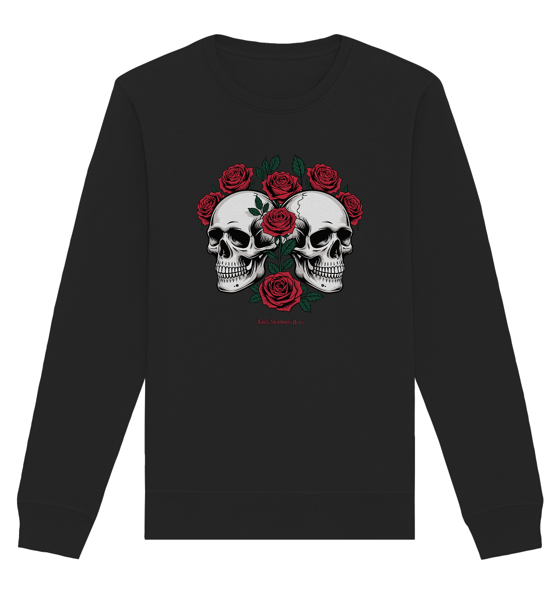 Skulls & Roses – Zwischen Leben, Tod & dunkler Eleganz - Organic Basic Unisex Sweatshirt | Sweatshirts | Dark Shadows Arts