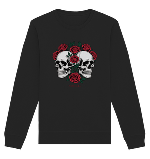 Skulls & Roses – Zwischen Leben, Tod & dunkler Eleganz - Organic Basic Unisex Sweatshirt | Sweatshirts | Dark Shadows Arts