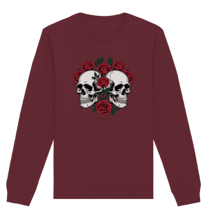 Skulls & Roses – Zwischen Leben, Tod & dunkler Eleganz - Organic Basic Unisex Sweatshirt | Sweatshirts | Dark Shadows Arts