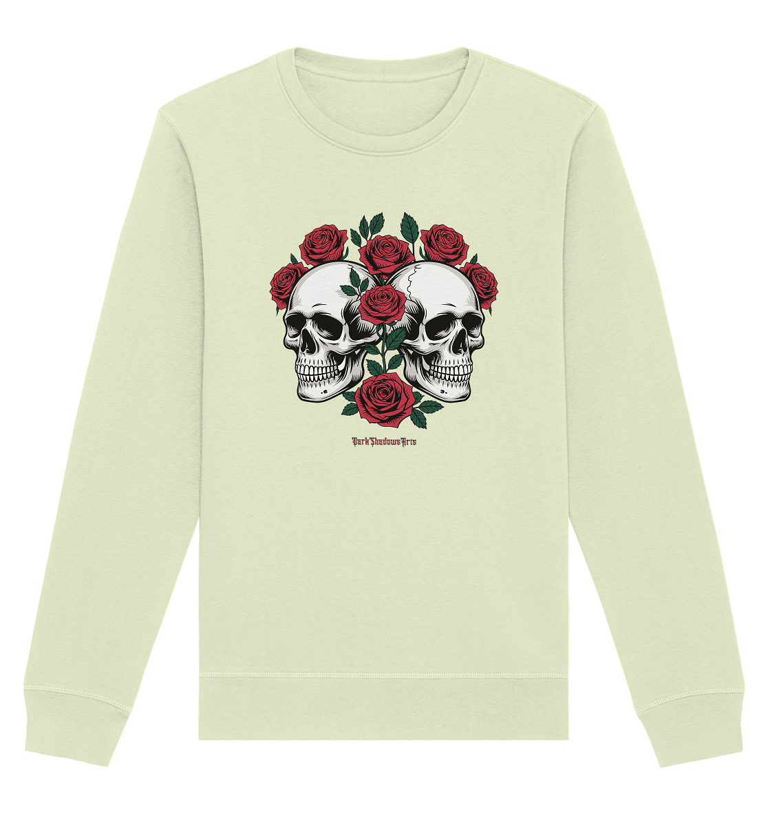 Skulls & Roses – Zwischen Leben, Tod & dunkler Eleganz - Organic Basic Unisex Sweatshirt | Sweatshirts | Dark Shadows Arts