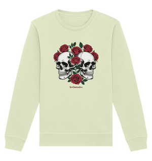 Skulls & Roses – Zwischen Leben, Tod & dunkler Eleganz - Organic Basic Unisex Sweatshirt | Sweatshirts | Dark Shadows Arts