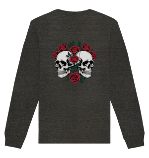 Skulls & Roses – Zwischen Leben, Tod & dunkler Eleganz - Organic Basic Unisex Sweatshirt | Sweatshirts | Dark Shadows Arts
