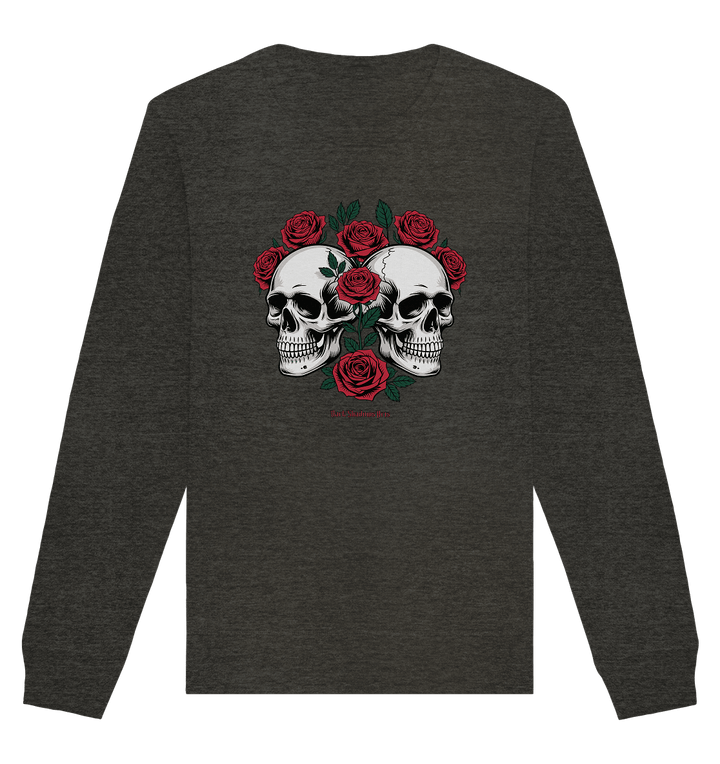 Skulls & Roses – Zwischen Leben, Tod & dunkler Eleganz - Organic Basic Unisex Sweatshirt | Sweatshirts | Dark Shadows Arts