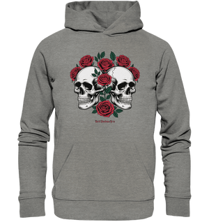 Skulls & Roses – Zwischen Leben, Tod & dunkler Eleganz - Organic Hoodie | Hoodies | Dark Shadows Arts