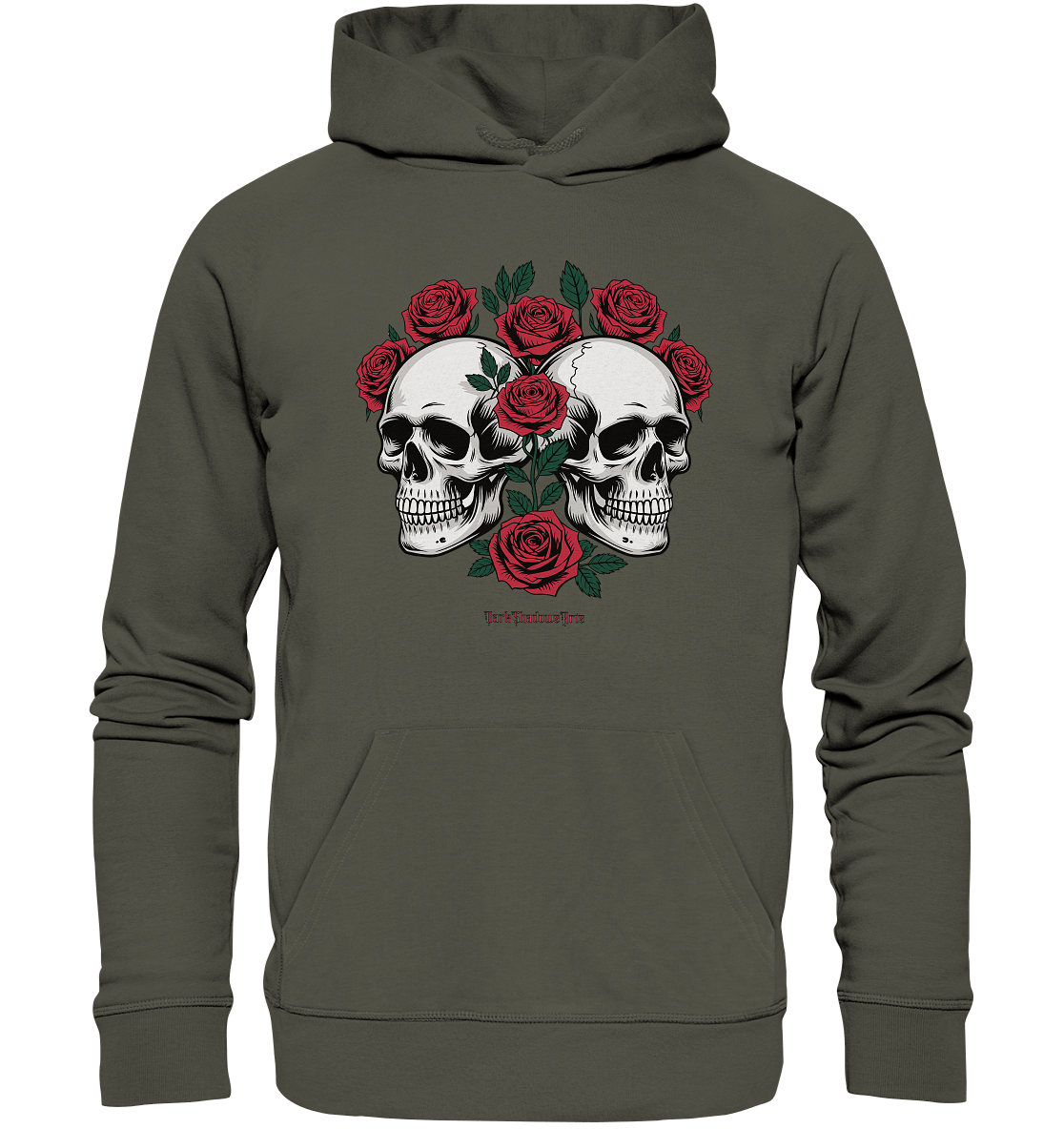 Skulls & Roses – Zwischen Leben, Tod & dunkler Eleganz - Organic Hoodie | Hoodies | Dark Shadows Arts