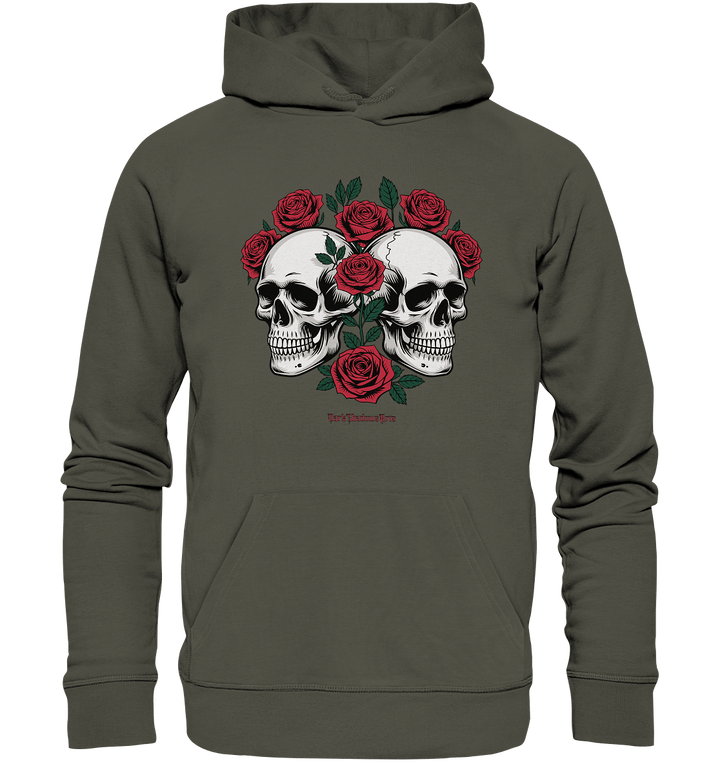Skulls & Roses – Zwischen Leben, Tod & dunkler Eleganz - Organic Hoodie | Hoodies | Dark Shadows Arts