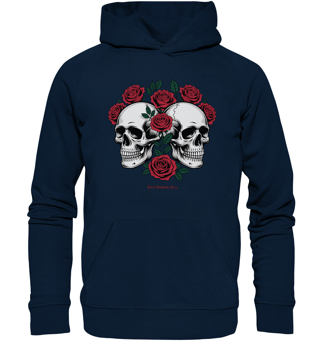 Skulls & Roses – Zwischen Leben, Tod & dunkler Eleganz - Organic Hoodie | Hoodies | Dark Shadows Arts