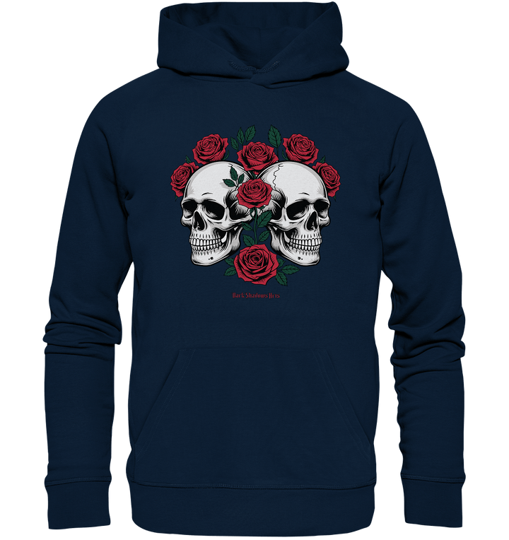 Skulls & Roses – Zwischen Leben, Tod & dunkler Eleganz - Organic Hoodie | Hoodies | Dark Shadows Arts