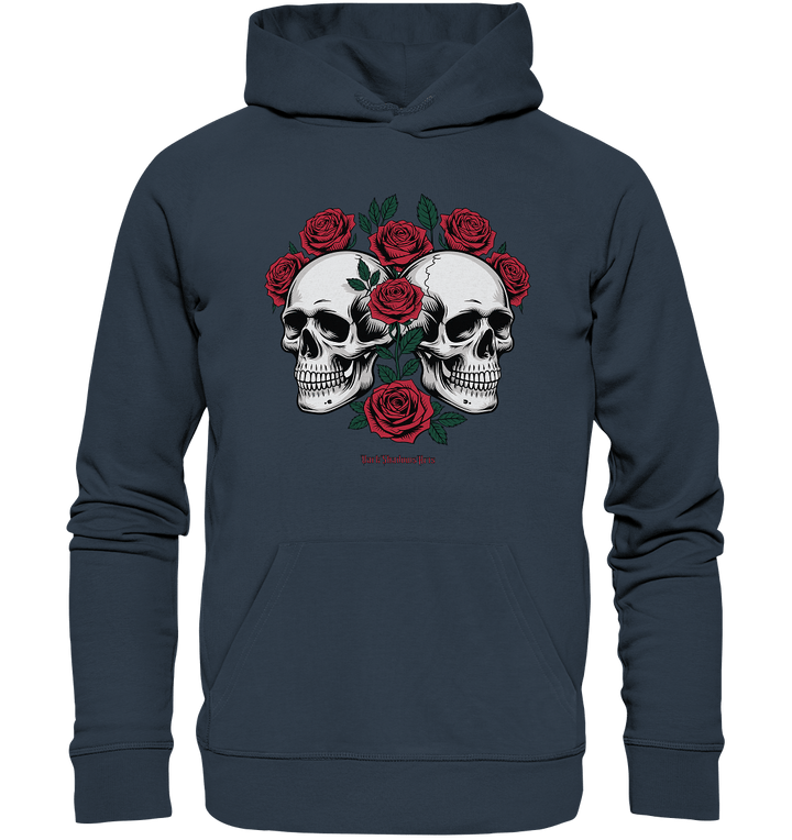Skulls & Roses – Zwischen Leben, Tod & dunkler Eleganz - Organic Hoodie | Hoodies | Dark Shadows Arts