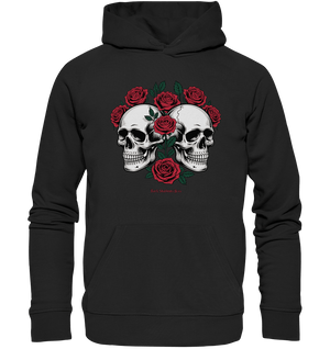 Skulls & Roses – Zwischen Leben, Tod & dunkler Eleganz - Organic Hoodie | Hoodies | Dark Shadows Arts