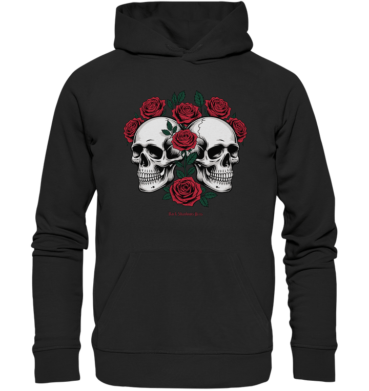 Skulls & Roses – Zwischen Leben, Tod & dunkler Eleganz - Organic Hoodie | Hoodies | Dark Shadows Arts