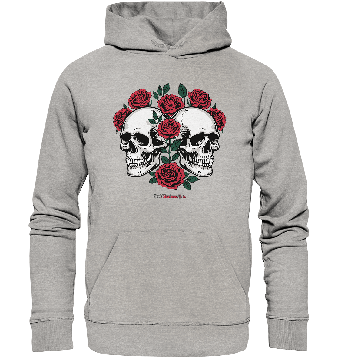 Skulls & Roses – Zwischen Leben, Tod & dunkler Eleganz - Organic Hoodie | Hoodies | Dark Shadows Arts