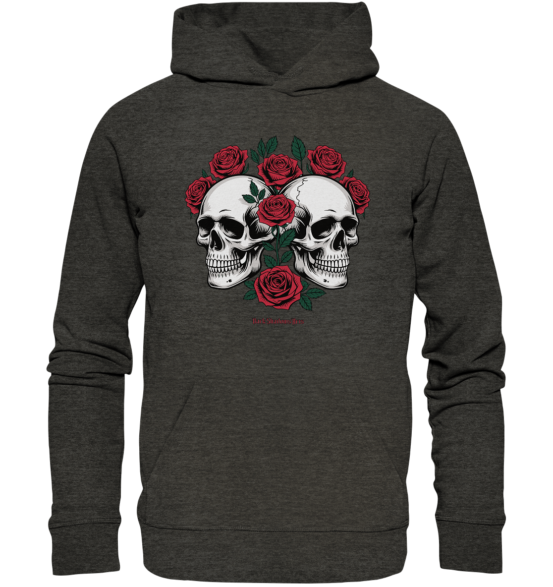 Skulls & Roses – Zwischen Leben, Tod & dunkler Eleganz - Organic Hoodie | Hoodies | Dark Shadows Arts