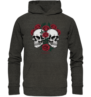 Skulls & Roses – Zwischen Leben, Tod & dunkler Eleganz - Organic Hoodie | Hoodies | Dark Shadows Arts