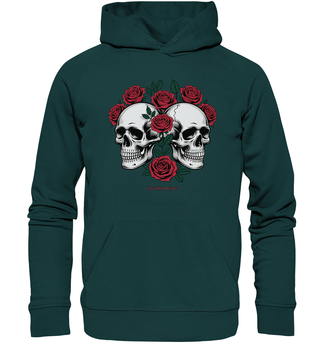 Skulls & Roses – Zwischen Leben, Tod & dunkler Eleganz - Organic Hoodie | Hoodies | Dark Shadows Arts