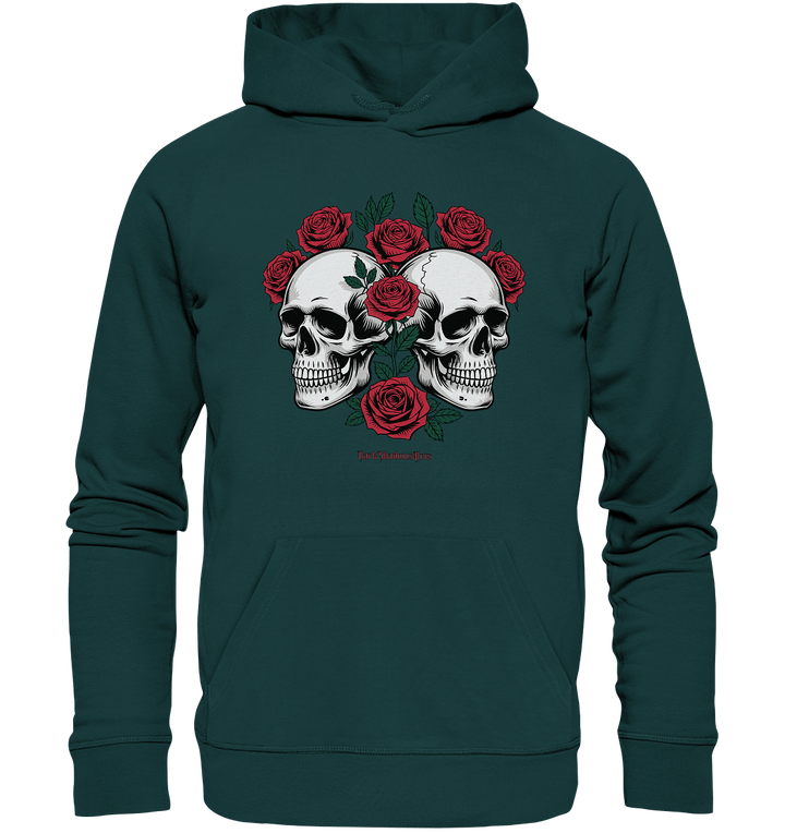 Skulls & Roses – Zwischen Leben, Tod & dunkler Eleganz - Organic Hoodie | Hoodies | Dark Shadows Arts