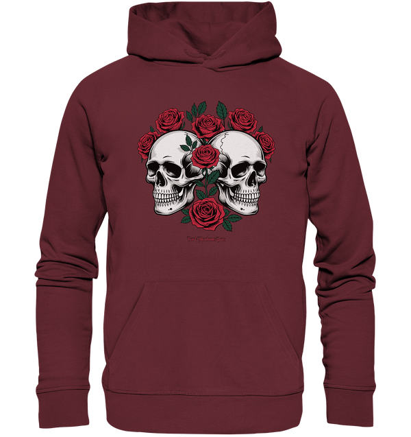 Skulls & Roses – Zwischen Leben, Tod & dunkler Eleganz - Organic Hoodie | Hoodies | Dark Shadows Arts