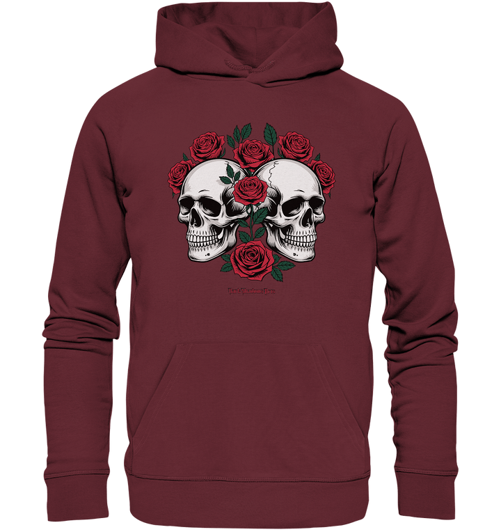 Skulls & Roses – Zwischen Leben, Tod & dunkler Eleganz - Organic Hoodie | Hoodies | Dark Shadows Arts