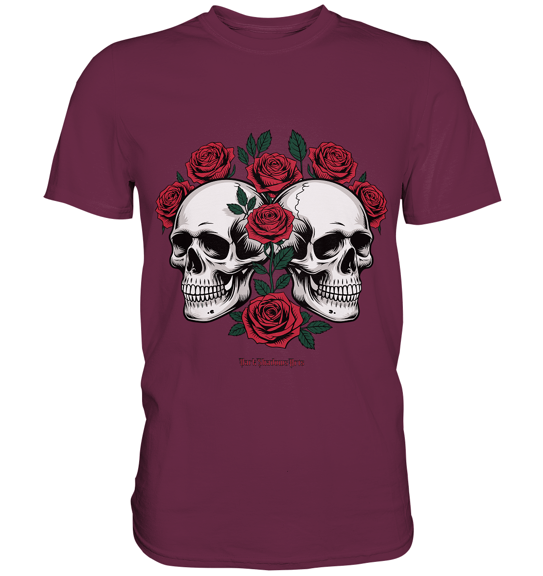 Skulls & Roses – Zwischen Leben, Tod & dunkler Eleganz - Premium Shirt | Unisex - Shirts | Dark Shadows Arts