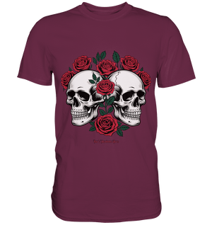 Skulls & Roses – Zwischen Leben, Tod & dunkler Eleganz - Premium Shirt | Unisex - Shirts | Dark Shadows Arts