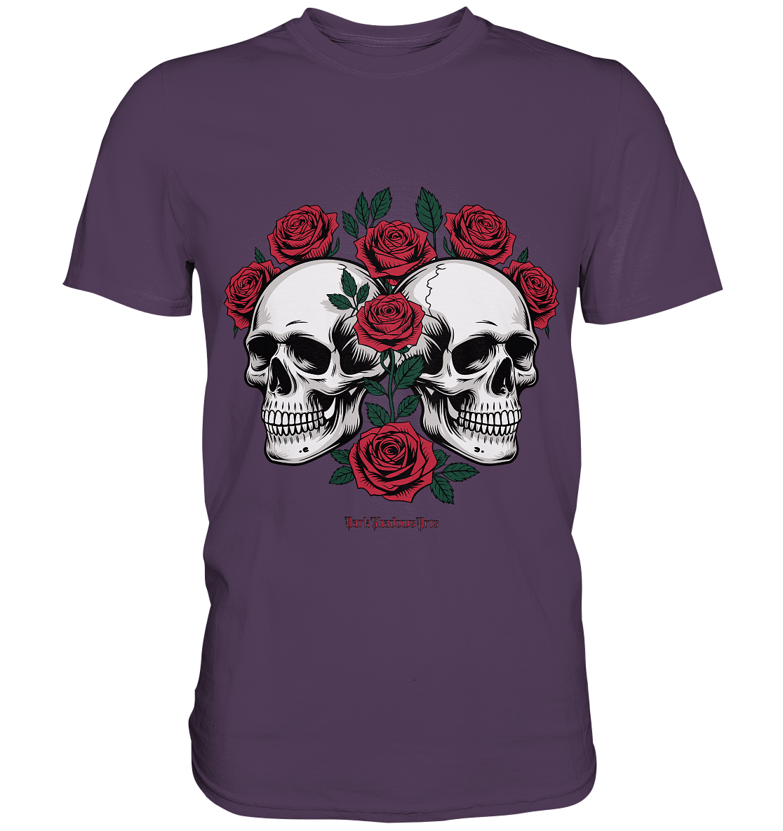 Skulls & Roses – Zwischen Leben, Tod & dunkler Eleganz - Premium Shirt | Unisex - Shirts | Dark Shadows Arts