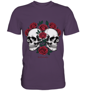 Skulls & Roses – Zwischen Leben, Tod & dunkler Eleganz - Premium Shirt | Unisex - Shirts | Dark Shadows Arts