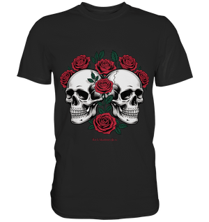 Skulls & Roses – Zwischen Leben, Tod & dunkler Eleganz - Premium Shirt | Unisex - Shirts | Dark Shadows Arts